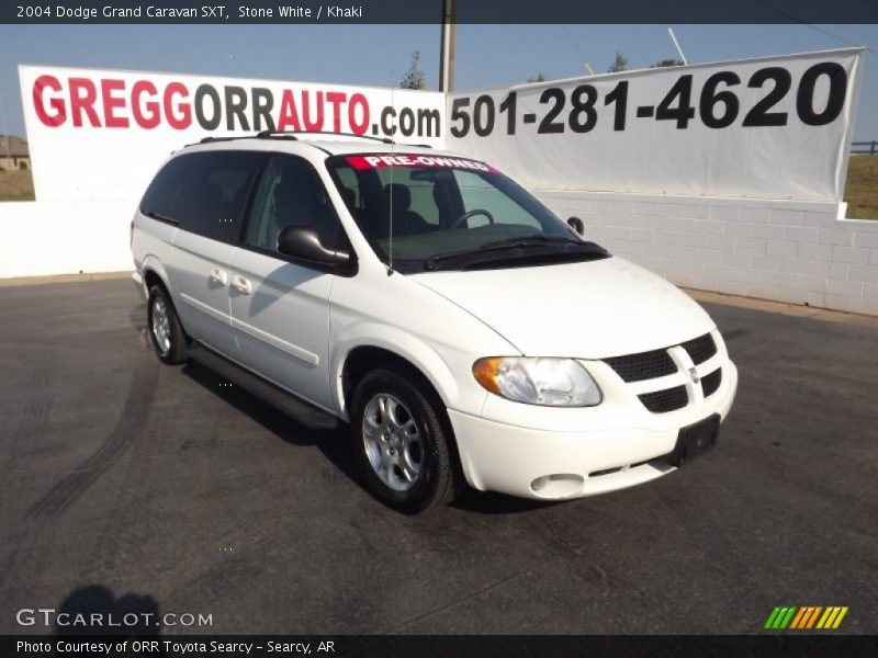 Stone White / Khaki 2004 Dodge Grand Caravan SXT