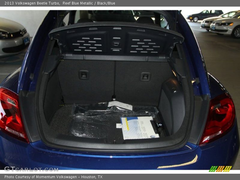 Reef Blue Metallic / Black/Blue 2013 Volkswagen Beetle Turbo