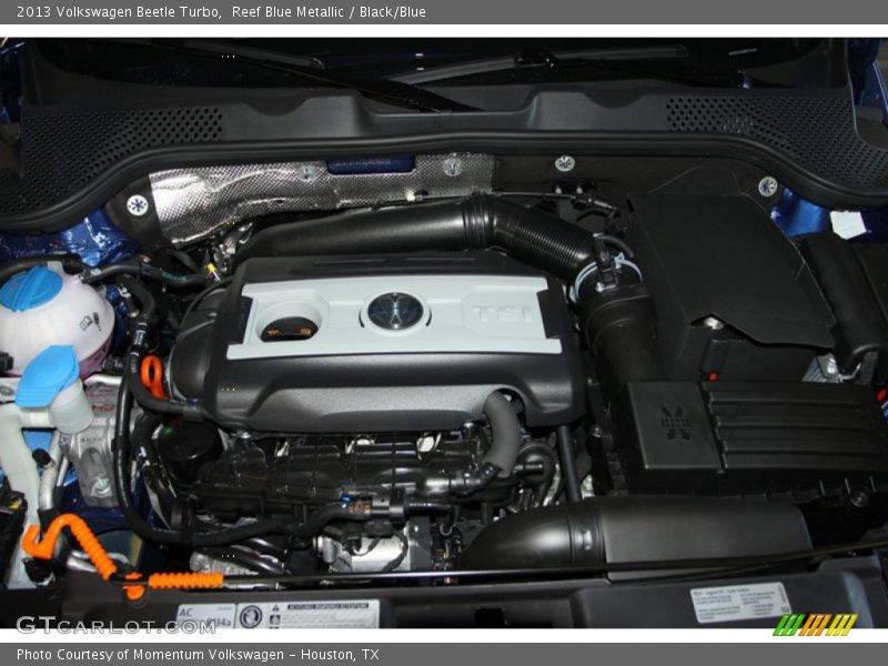 Reef Blue Metallic / Black/Blue 2013 Volkswagen Beetle Turbo