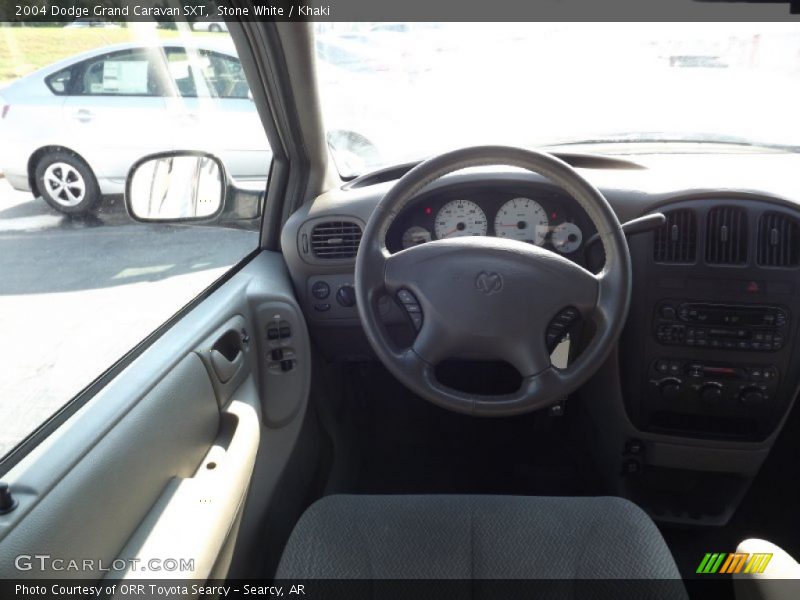 Stone White / Khaki 2004 Dodge Grand Caravan SXT