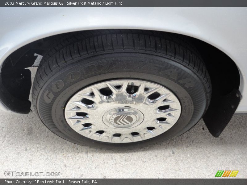 Silver Frost Metallic / Light Flint 2003 Mercury Grand Marquis GS