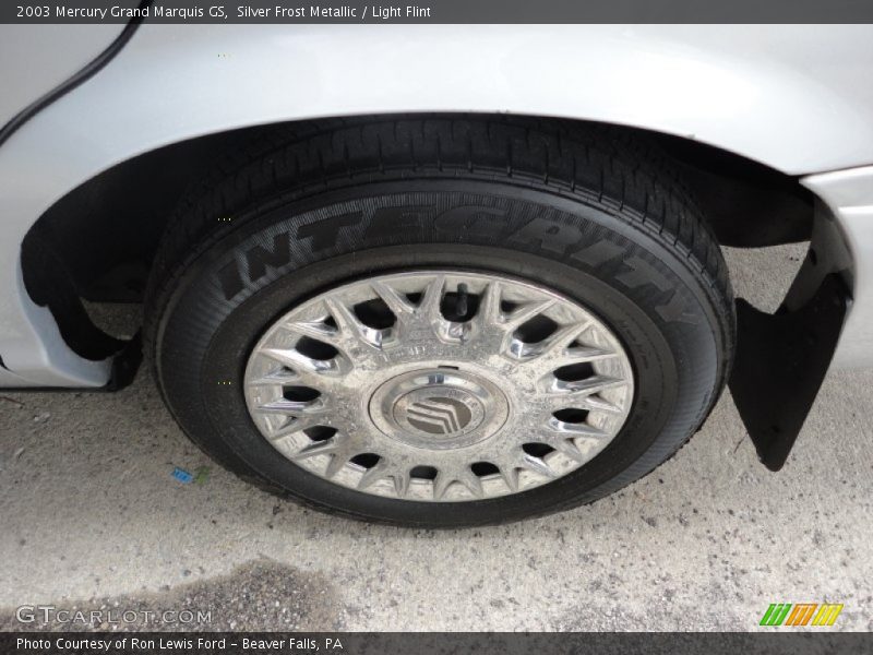 Silver Frost Metallic / Light Flint 2003 Mercury Grand Marquis GS