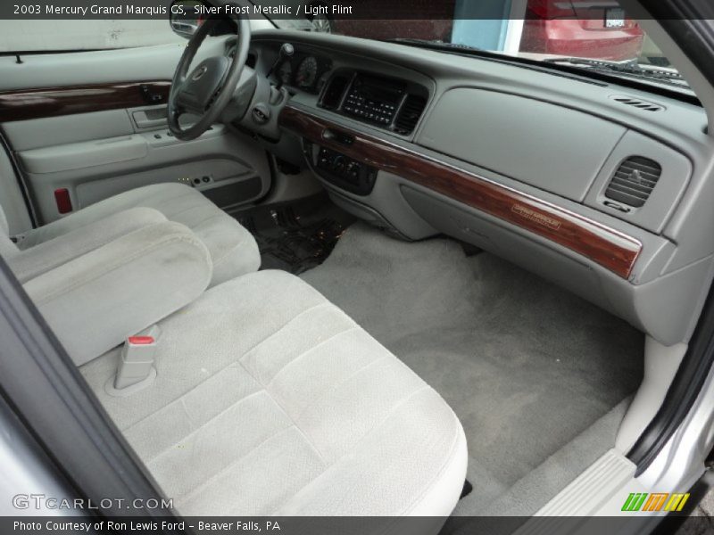Silver Frost Metallic / Light Flint 2003 Mercury Grand Marquis GS