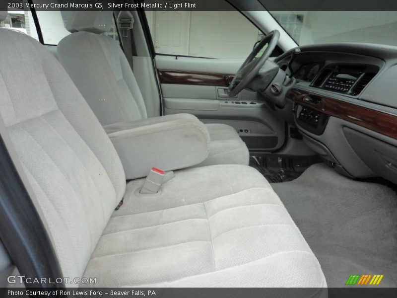 Silver Frost Metallic / Light Flint 2003 Mercury Grand Marquis GS