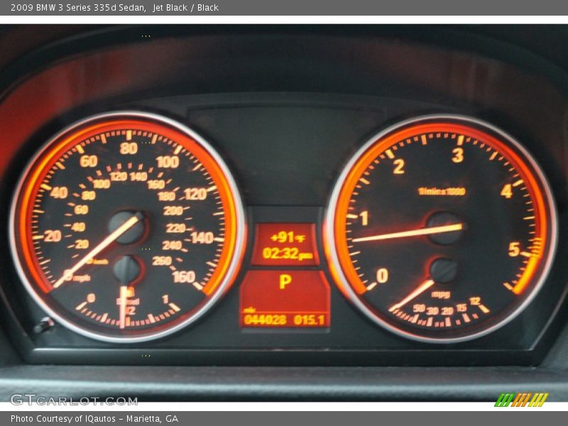  2009 3 Series 335d Sedan 335d Sedan Gauges