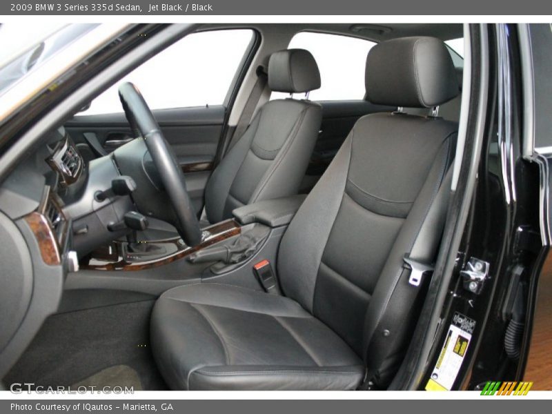 Front Seat of 2009 3 Series 335d Sedan