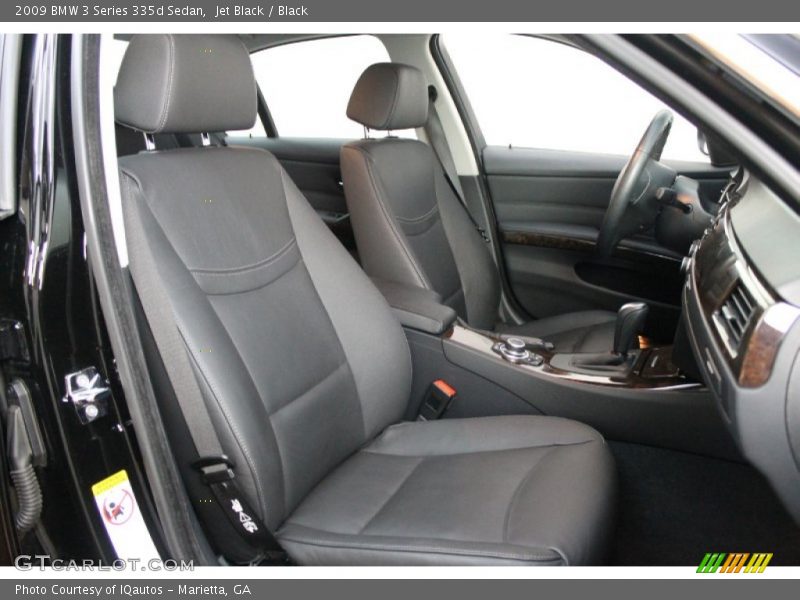 Front Seat of 2009 3 Series 335d Sedan