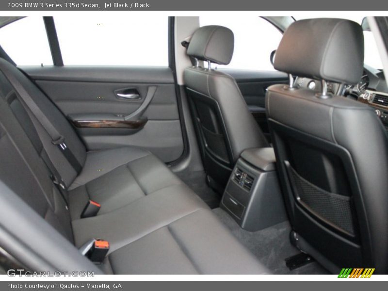 Rear Seat of 2009 3 Series 335d Sedan