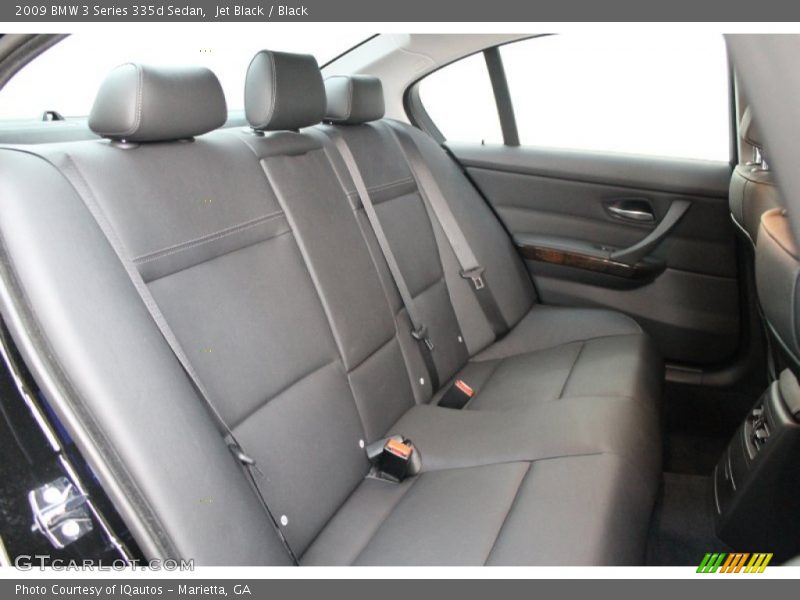 Rear Seat of 2009 3 Series 335d Sedan