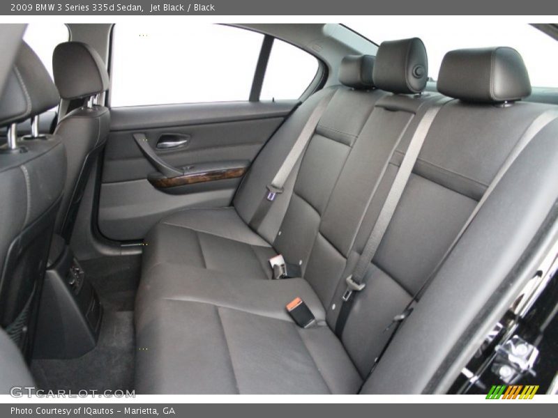 Rear Seat of 2009 3 Series 335d Sedan