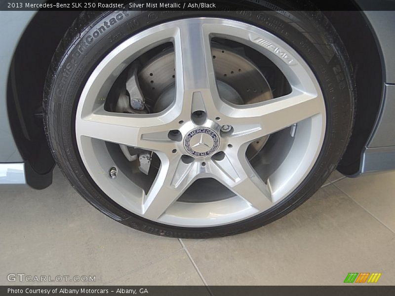 Silver Mist Metallic / Ash/Black 2013 Mercedes-Benz SLK 250 Roadster