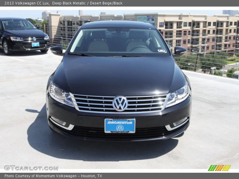 Deep Black Metallic / Desert Beige/Black 2013 Volkswagen CC Lux