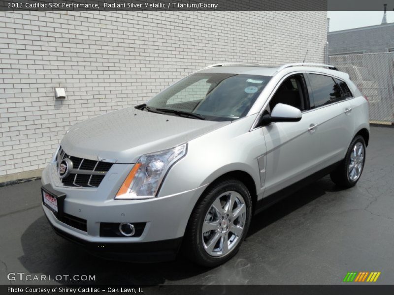 Radiant Silver Metallic / Titanium/Ebony 2012 Cadillac SRX Performance