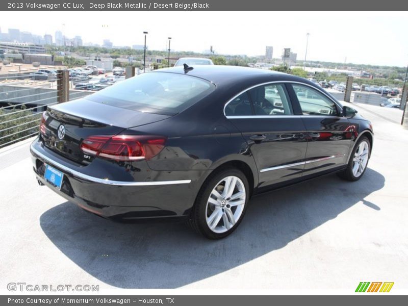 Deep Black Metallic / Desert Beige/Black 2013 Volkswagen CC Lux