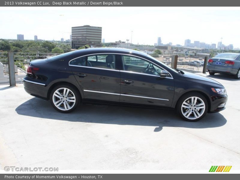Deep Black Metallic / Desert Beige/Black 2013 Volkswagen CC Lux