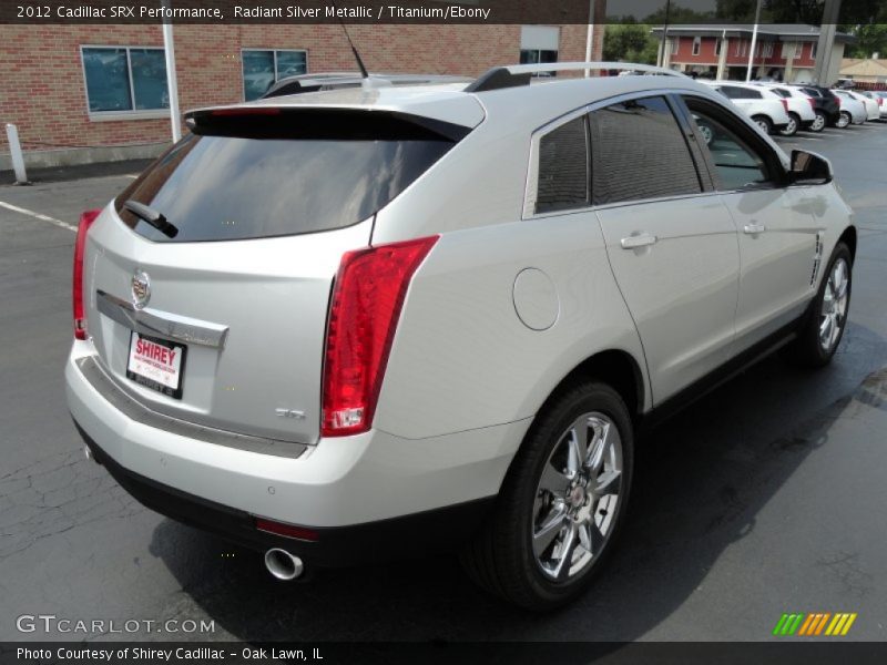 Radiant Silver Metallic / Titanium/Ebony 2012 Cadillac SRX Performance