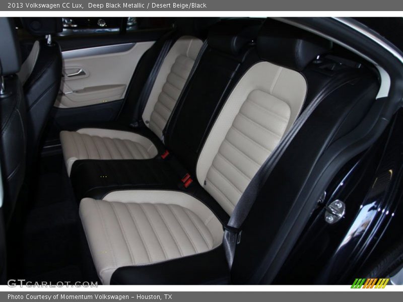 Deep Black Metallic / Desert Beige/Black 2013 Volkswagen CC Lux