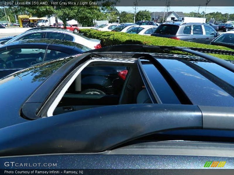 Flint Gray Mica / Light Gray 2007 Lexus RX 350 AWD