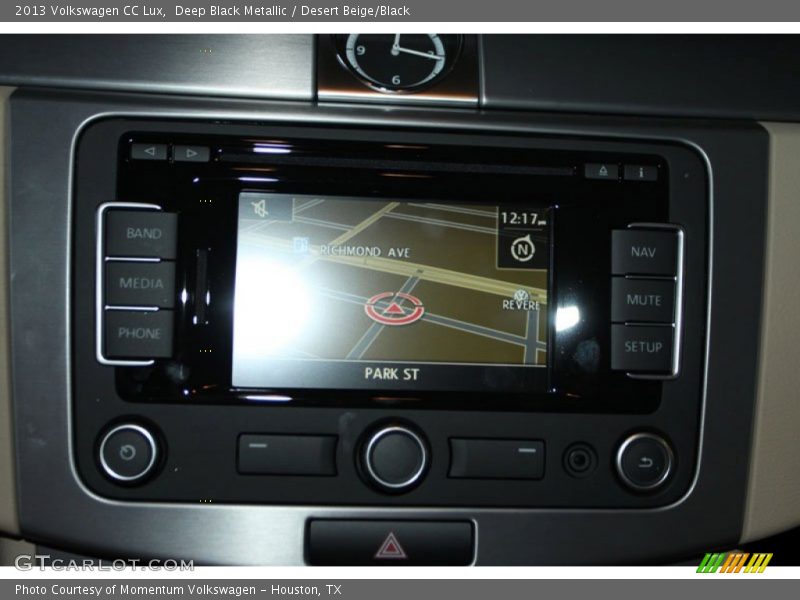 Deep Black Metallic / Desert Beige/Black 2013 Volkswagen CC Lux