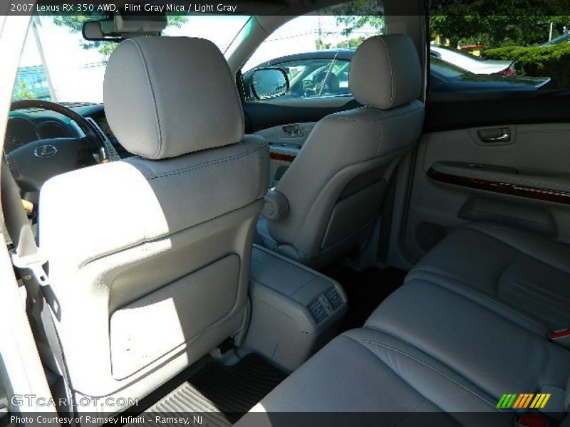 Flint Gray Mica / Light Gray 2007 Lexus RX 350 AWD