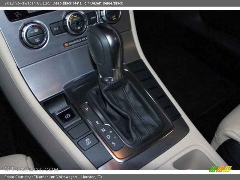 Deep Black Metallic / Desert Beige/Black 2013 Volkswagen CC Lux