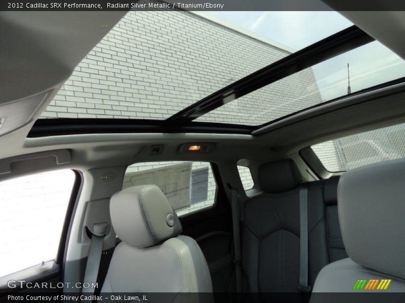 Radiant Silver Metallic / Titanium/Ebony 2012 Cadillac SRX Performance
