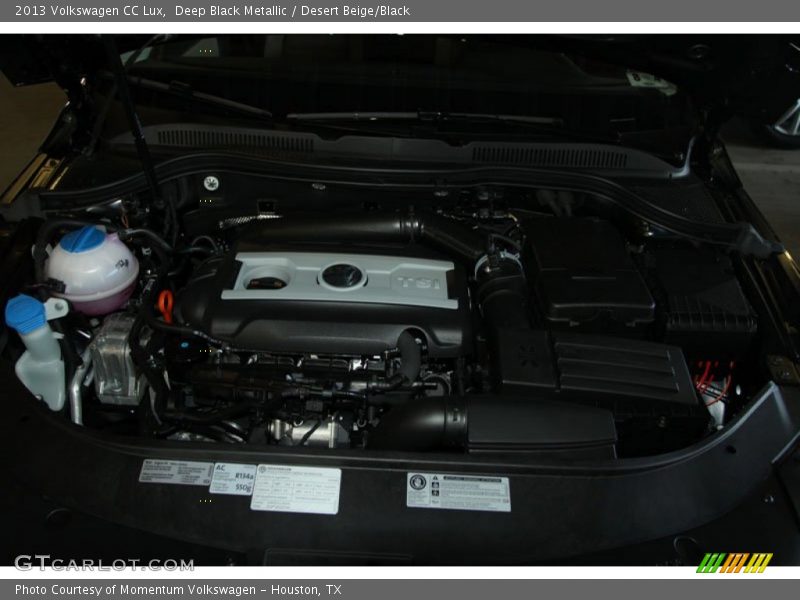 Deep Black Metallic / Desert Beige/Black 2013 Volkswagen CC Lux