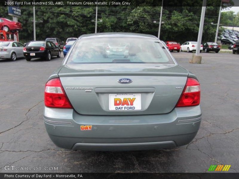 Titanium Green Metallic / Shale Grey 2006 Ford Five Hundred SEL AWD