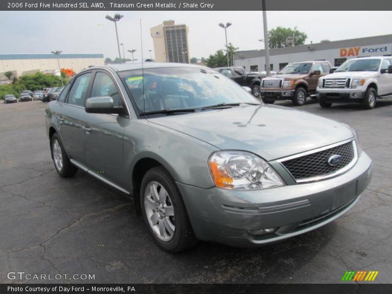 Titanium Green Metallic / Shale Grey 2006 Ford Five Hundred SEL AWD