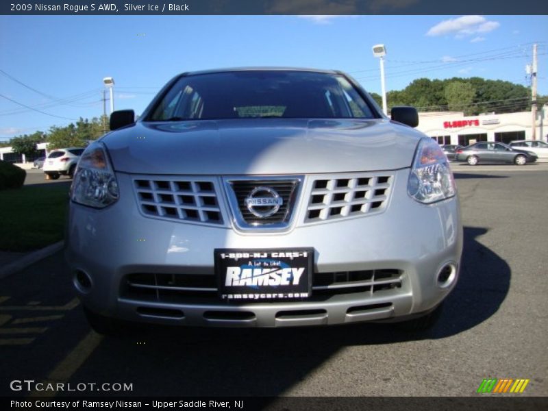 Silver Ice / Black 2009 Nissan Rogue S AWD