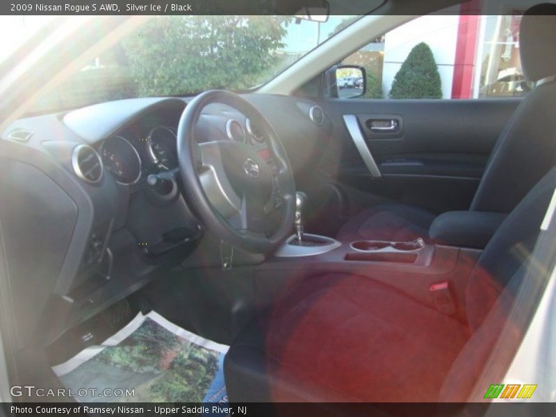 Silver Ice / Black 2009 Nissan Rogue S AWD