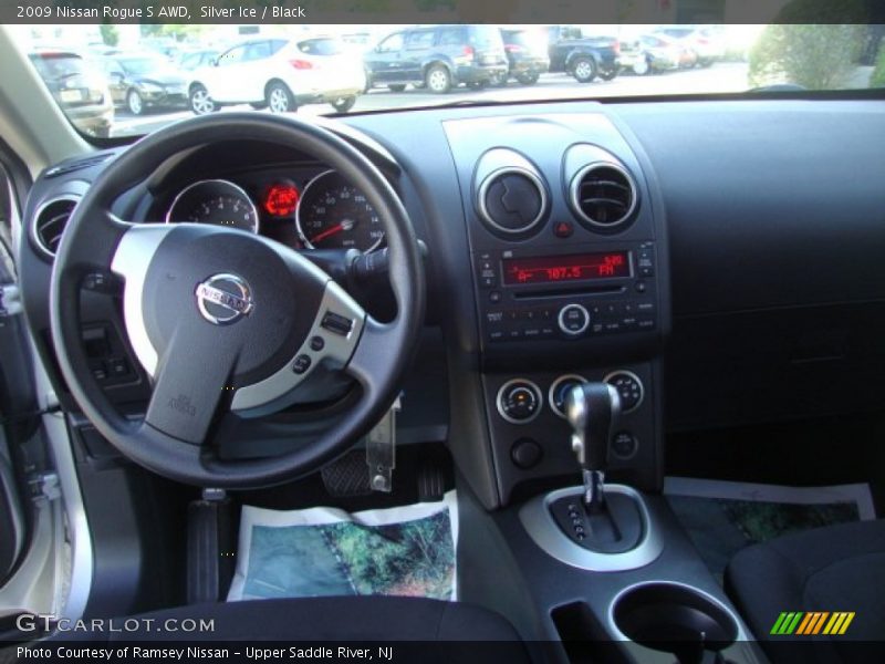 Silver Ice / Black 2009 Nissan Rogue S AWD