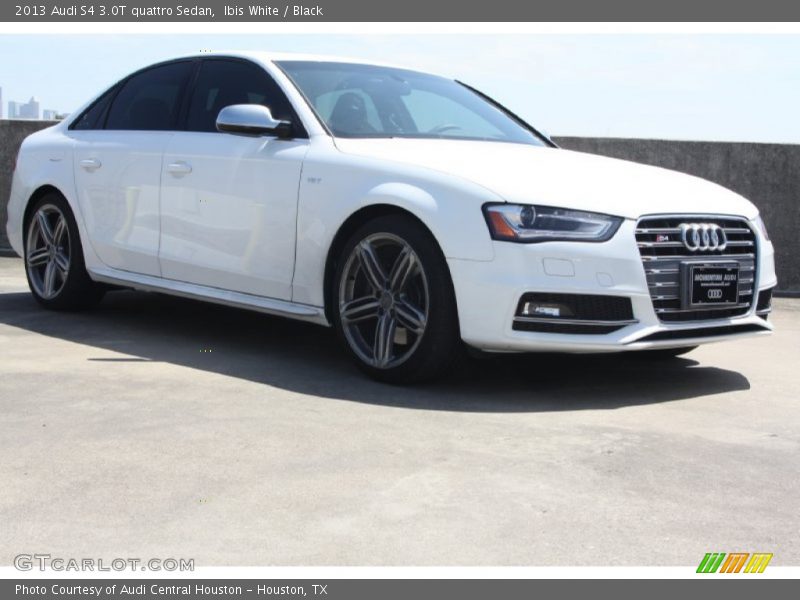 Ibis White / Black 2013 Audi S4 3.0T quattro Sedan