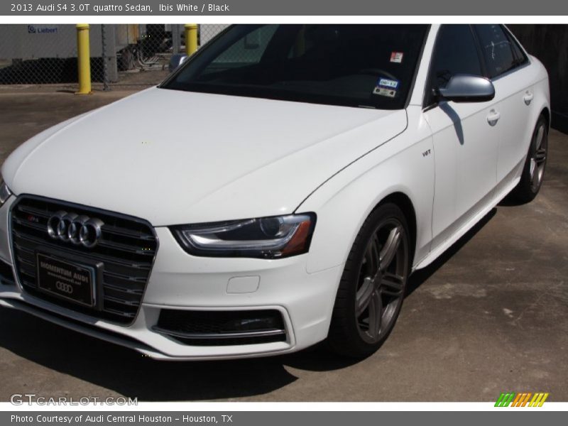 Ibis White / Black 2013 Audi S4 3.0T quattro Sedan