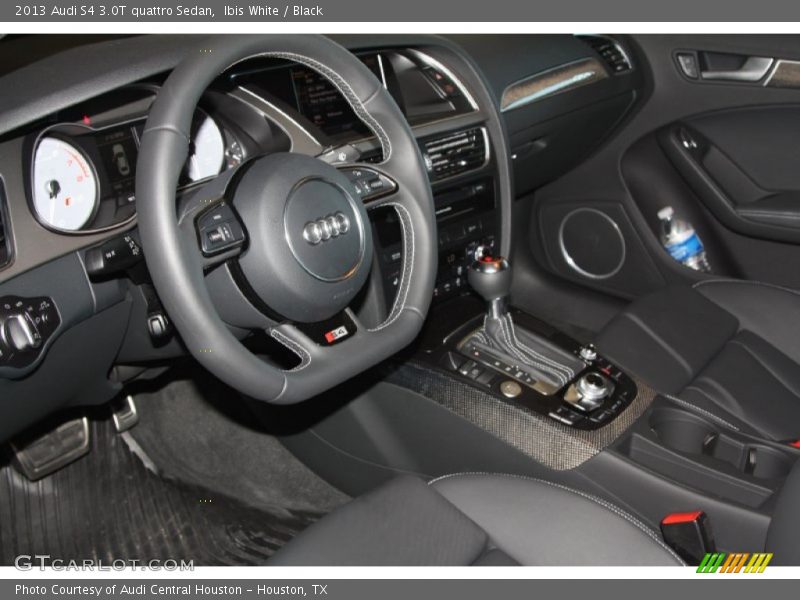 Ibis White / Black 2013 Audi S4 3.0T quattro Sedan
