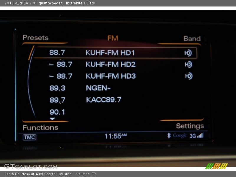 Ibis White / Black 2013 Audi S4 3.0T quattro Sedan