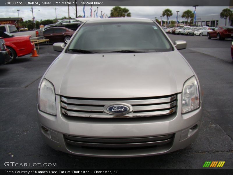 Silver Birch Metallic / Charcoal Black 2008 Ford Fusion SE