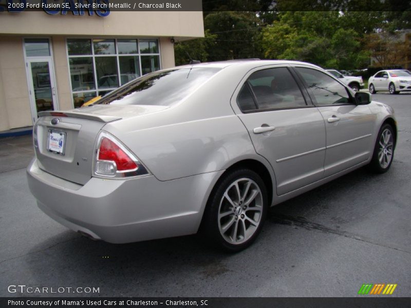 Silver Birch Metallic / Charcoal Black 2008 Ford Fusion SE