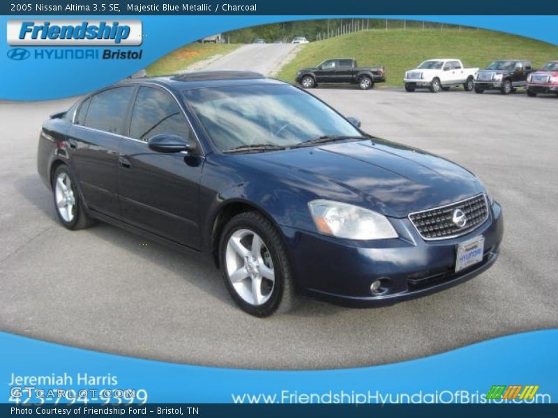 Majestic Blue Metallic / Charcoal 2005 Nissan Altima 3.5 SE