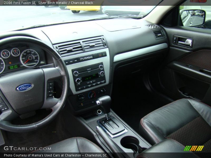 Silver Birch Metallic / Charcoal Black 2008 Ford Fusion SE