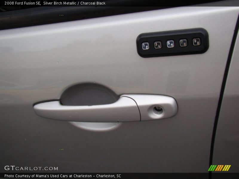 Silver Birch Metallic / Charcoal Black 2008 Ford Fusion SE