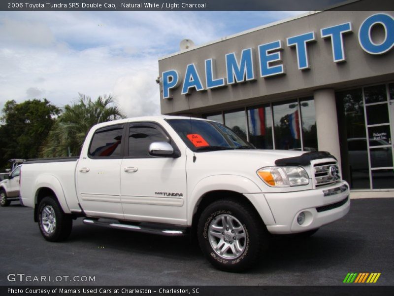Natural White / Light Charcoal 2006 Toyota Tundra SR5 Double Cab