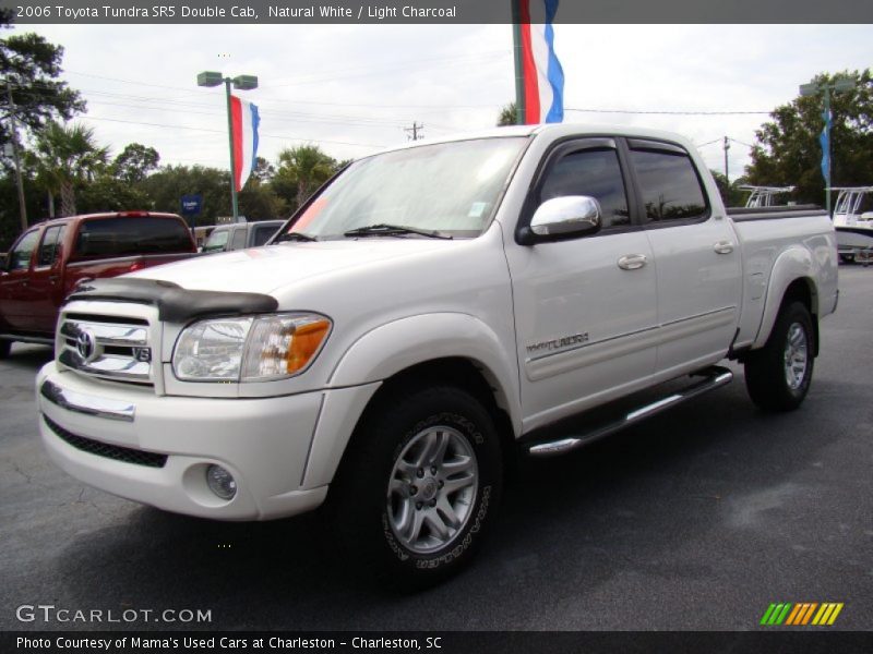 Natural White / Light Charcoal 2006 Toyota Tundra SR5 Double Cab