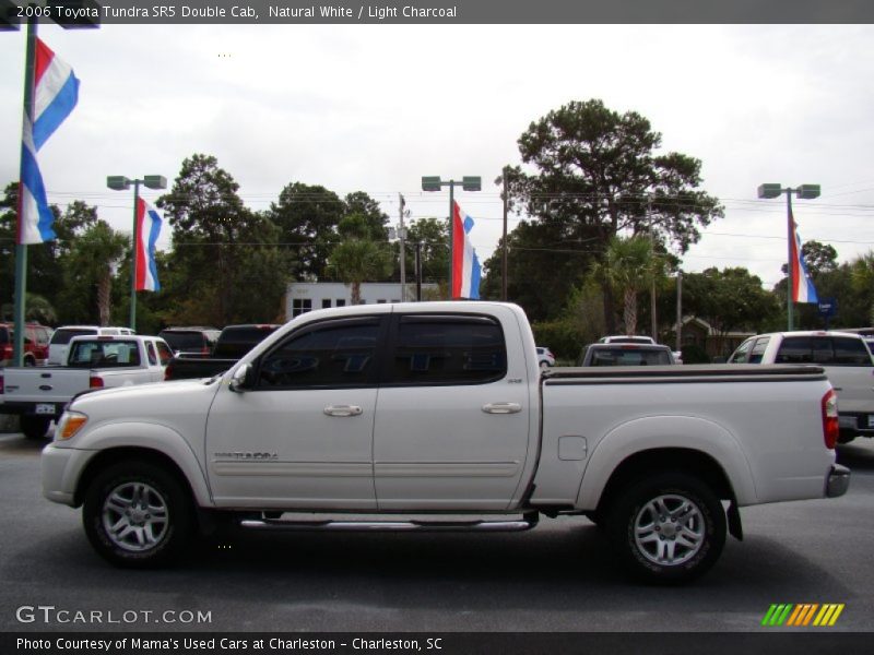 Natural White / Light Charcoal 2006 Toyota Tundra SR5 Double Cab