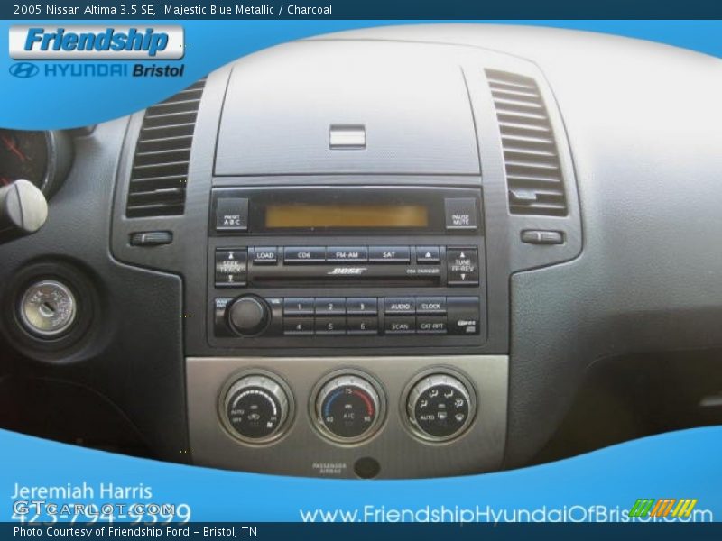 Majestic Blue Metallic / Charcoal 2005 Nissan Altima 3.5 SE