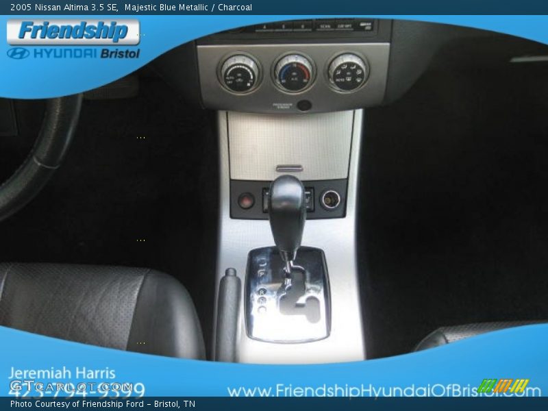 Majestic Blue Metallic / Charcoal 2005 Nissan Altima 3.5 SE
