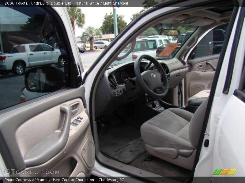 Natural White / Light Charcoal 2006 Toyota Tundra SR5 Double Cab