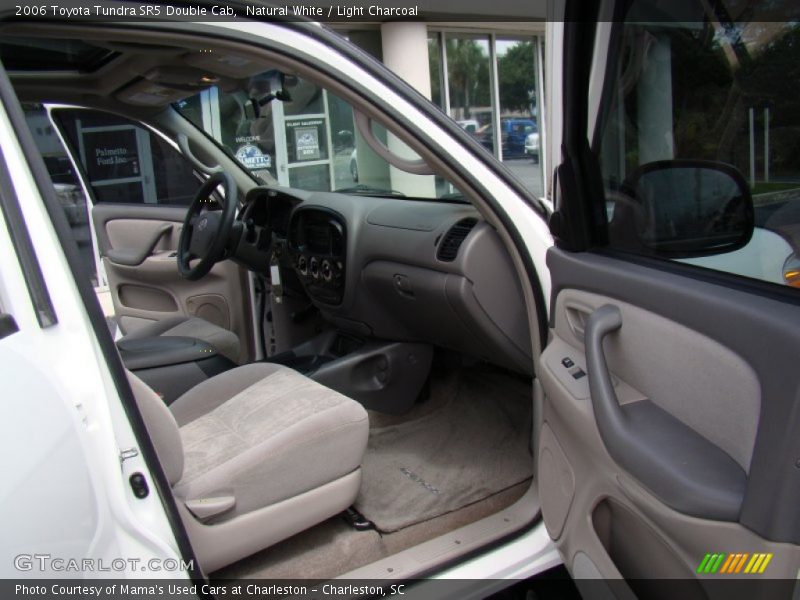 Natural White / Light Charcoal 2006 Toyota Tundra SR5 Double Cab