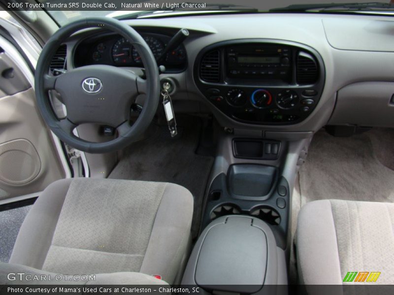 Natural White / Light Charcoal 2006 Toyota Tundra SR5 Double Cab