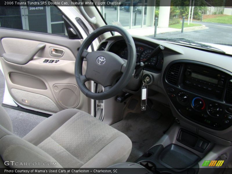 Natural White / Light Charcoal 2006 Toyota Tundra SR5 Double Cab